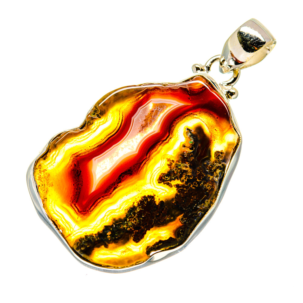 Agate Slice Pendants handcrafted by Anasilvercos - PD742491