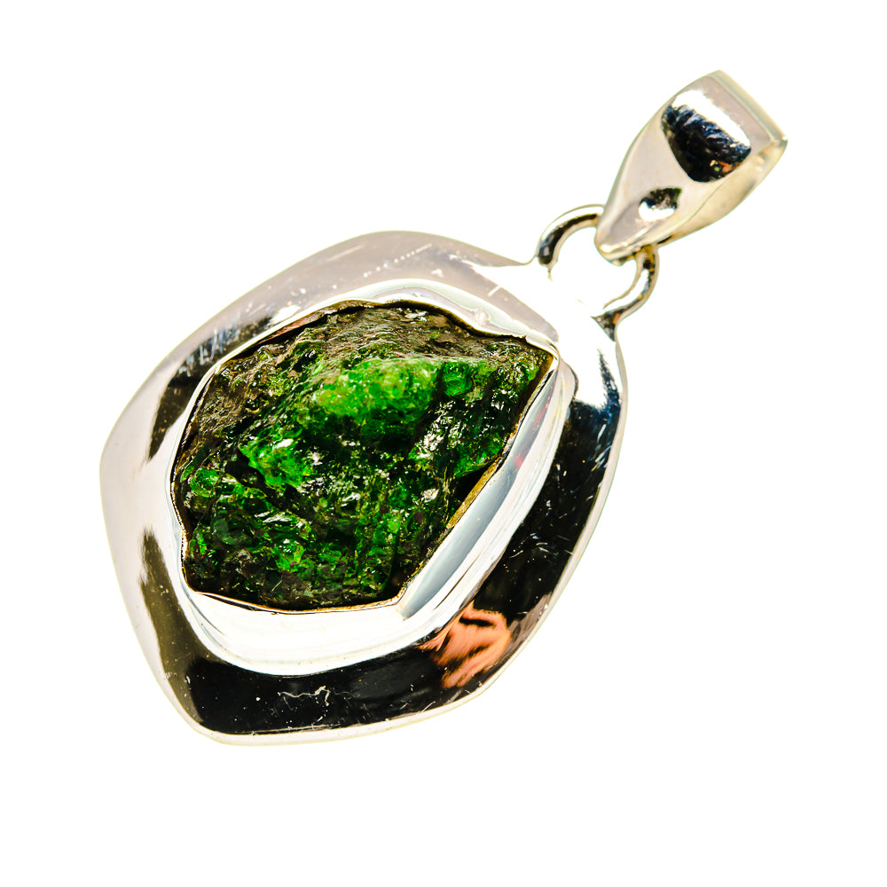 Chrome Diopside Pendants handcrafted by Anasilvercos - PD742574
