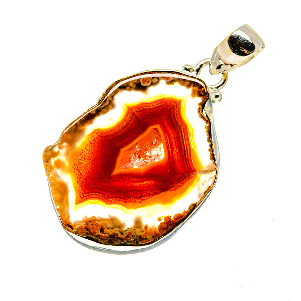 Agate Slice Pendants handcrafted by Anasilvercos - PD742666