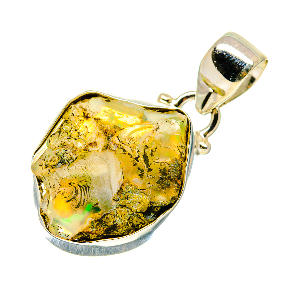 Ethiopian Opal Pendants handcrafted by Anasilvercos - PD742769