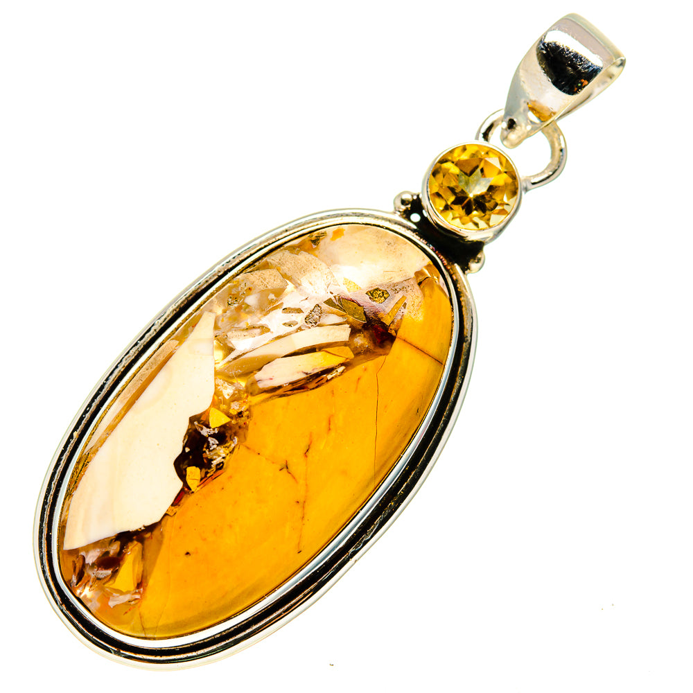 Brecciated Mookaite Pendants handcrafted by Anasilvercos - PD743114