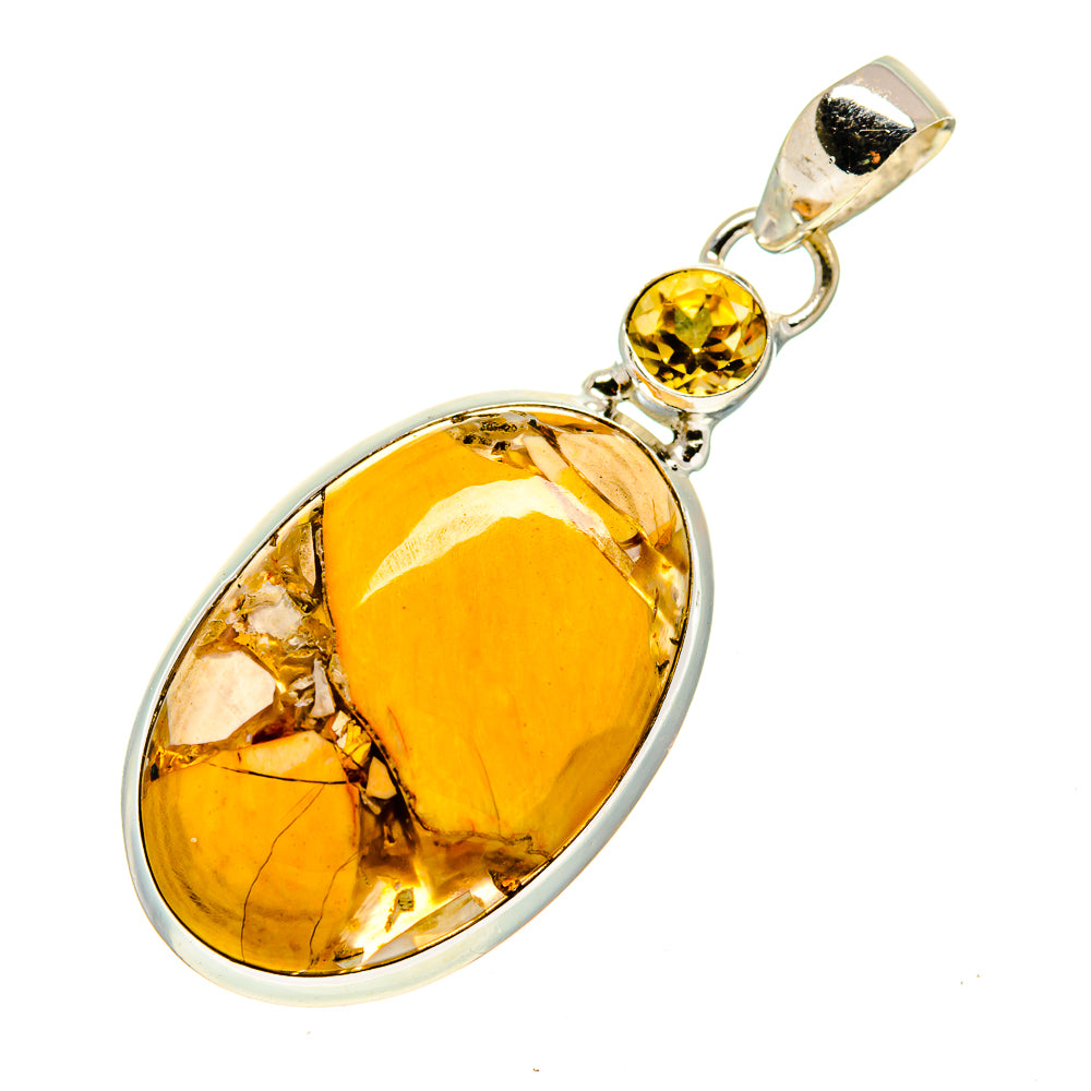 Brecciated Mookaite Pendants handcrafted by Anasilvercos - PD743119