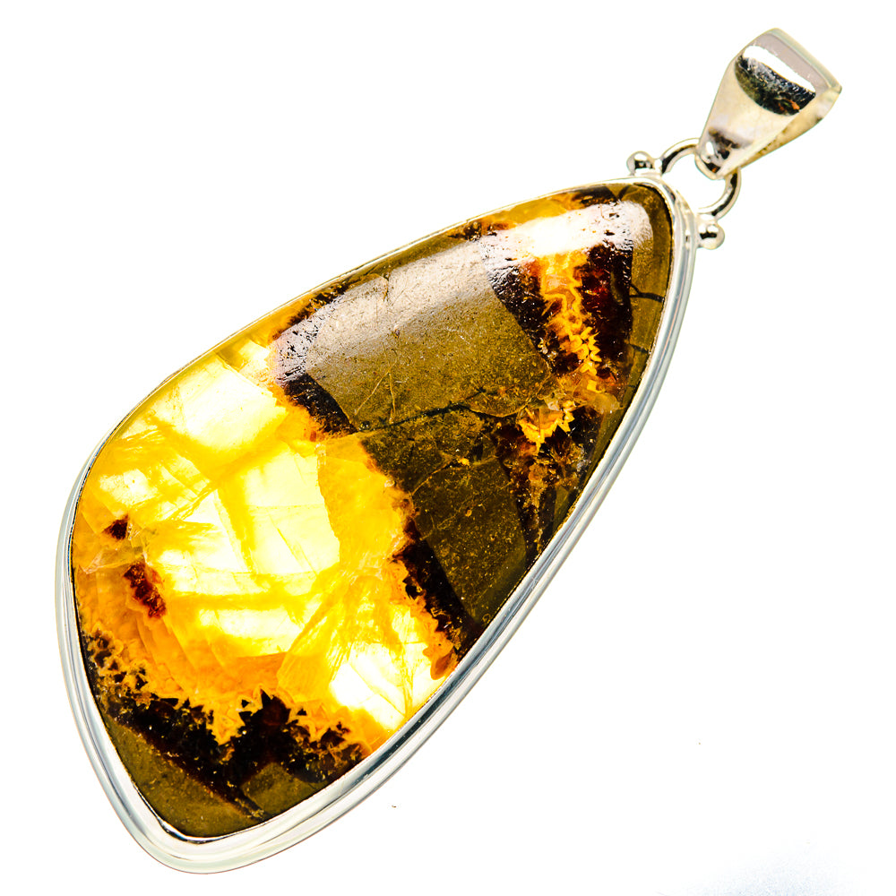 Septarian Nodule Pendants handcrafted by Anasilvercos - PD743228