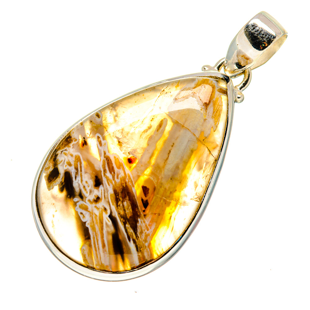 Turkish Tube Agate Pendants handcrafted by Anasilvercos - PD743266