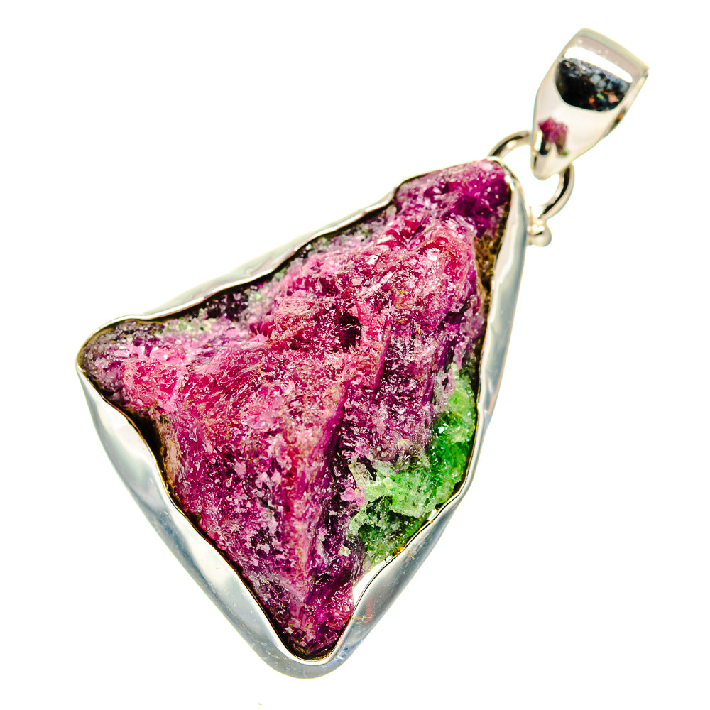 Ruby Zoisite Pendants handcrafted by Anasilvercos - PD743302