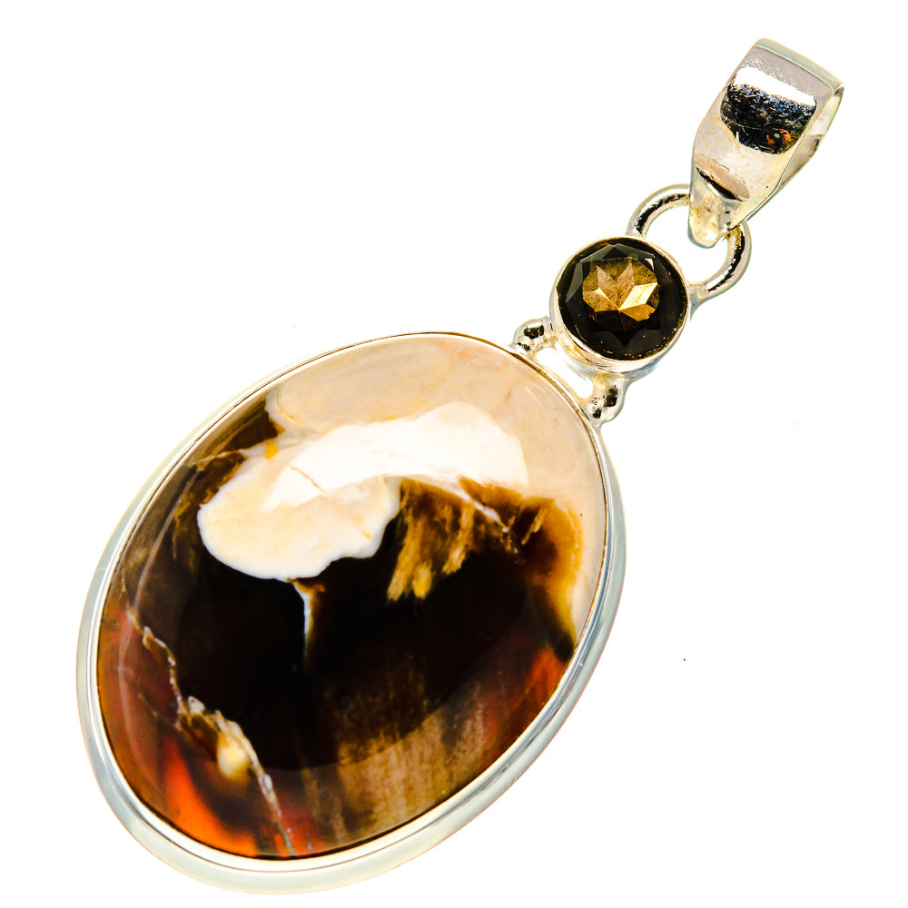 Peanut Wood Jasper Pendants handcrafted by Anasilvercos - PD743524