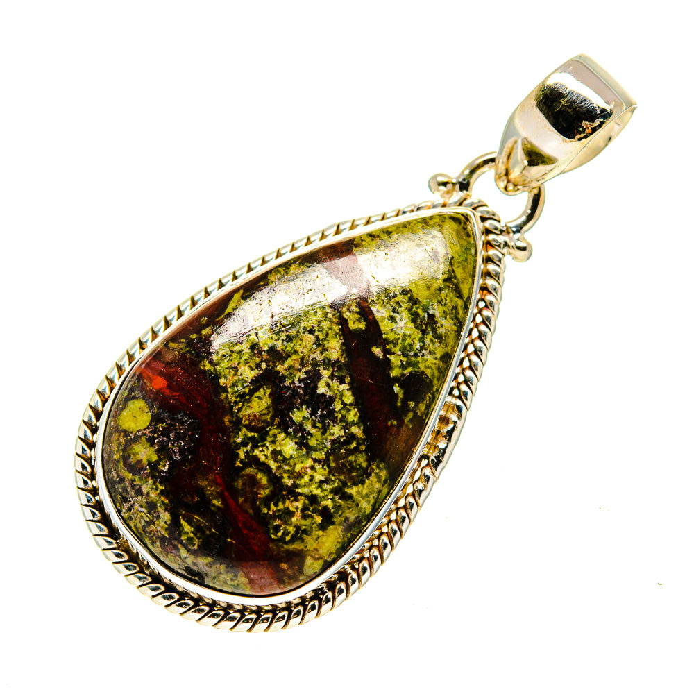 Australian Green Opal Pendants handcrafted by Anasilvercos - PD743775