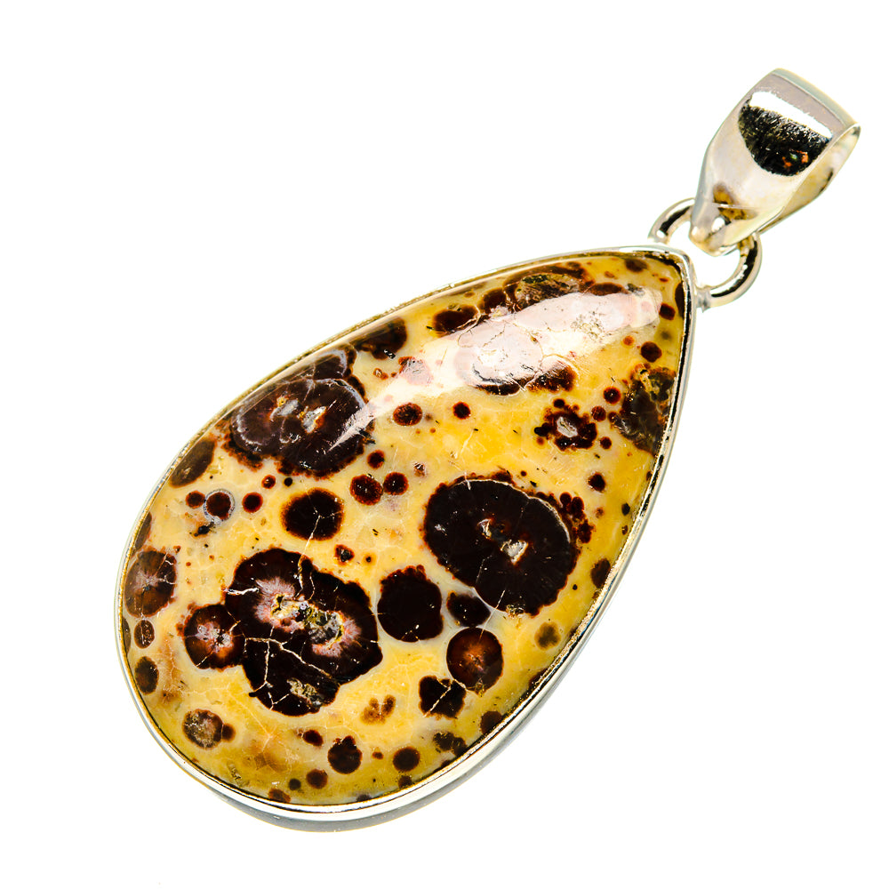 Poppy Jasper Pendants handcrafted by Anasilvercos - PD743867 - Photo 2