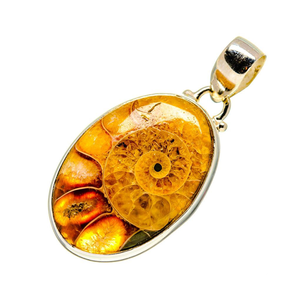 Ammonite Fossil Pendants handcrafted by Anasilvercos - PD743873