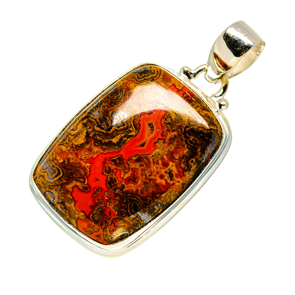 Moroccan Agate Pendants handcrafted by Anasilvercos - PD743877