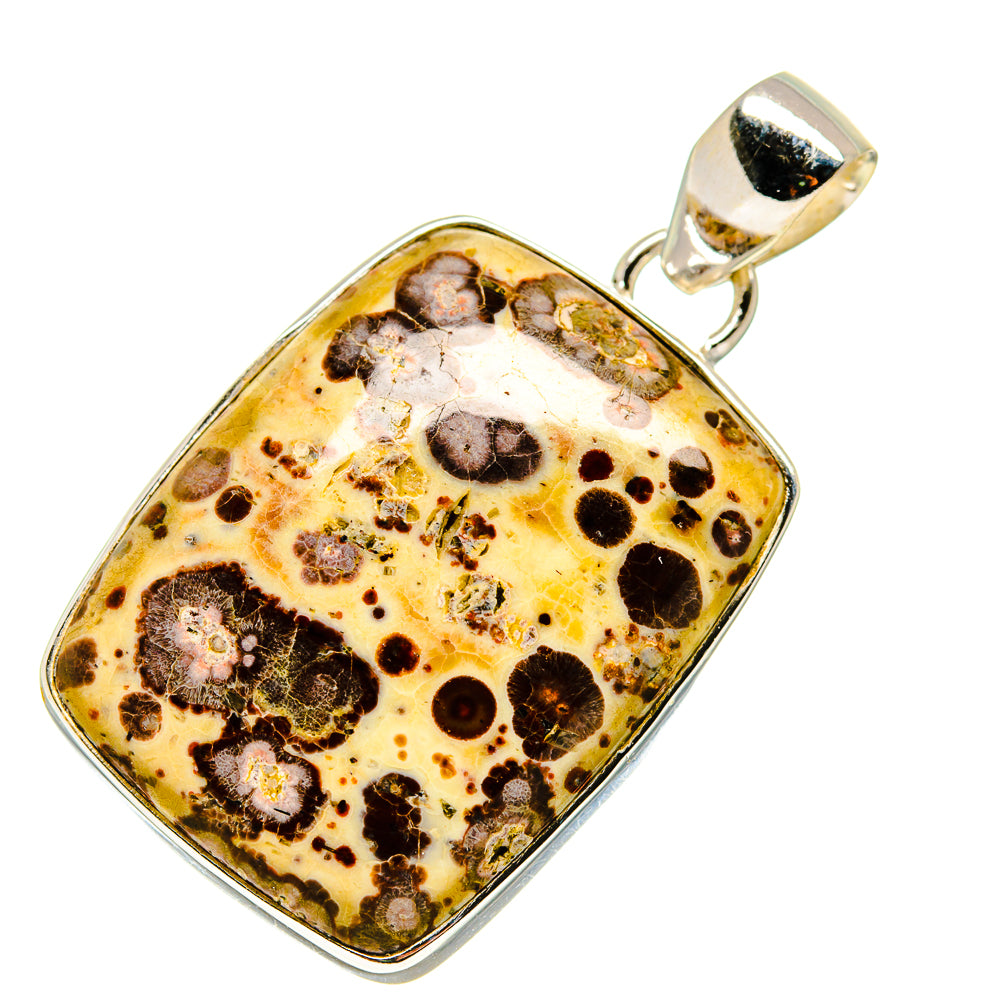 Poppy Jasper Pendants handcrafted by Anasilvercos - PD744092 - Photo 2