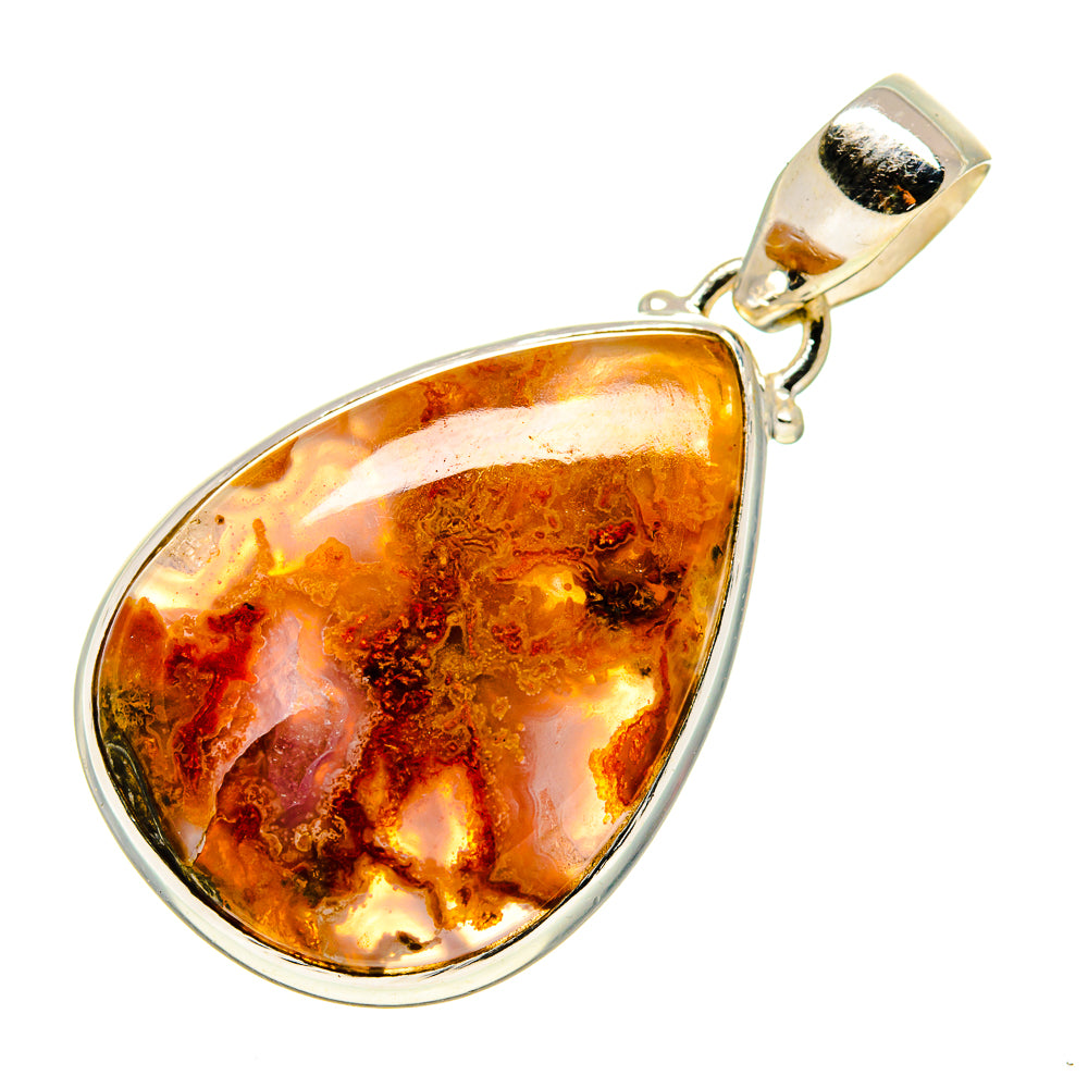 Tube Agate Pendants handcrafted by Anasilvercos - PD744116