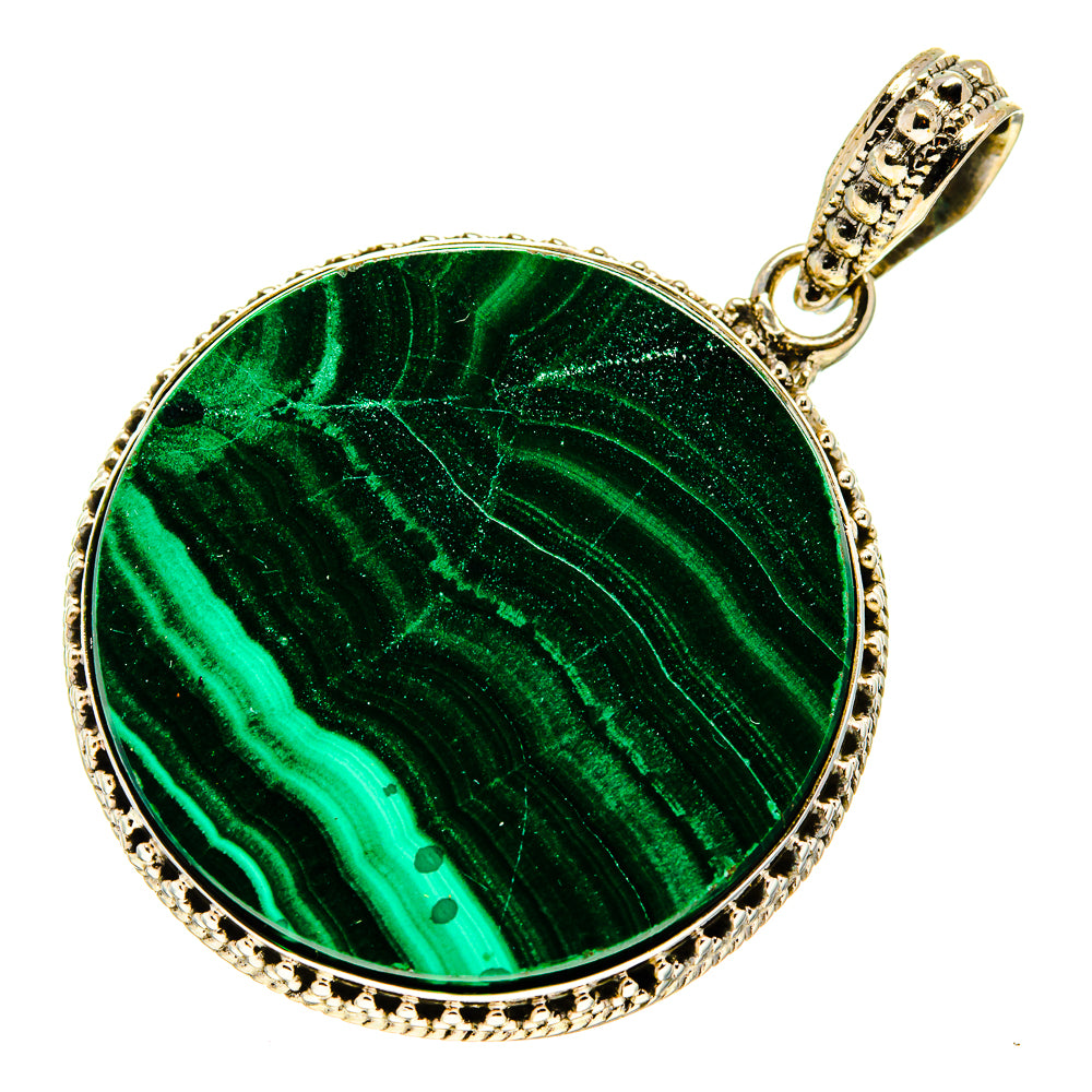 Malachite Pendants handcrafted by Anasilvercos - PD744132