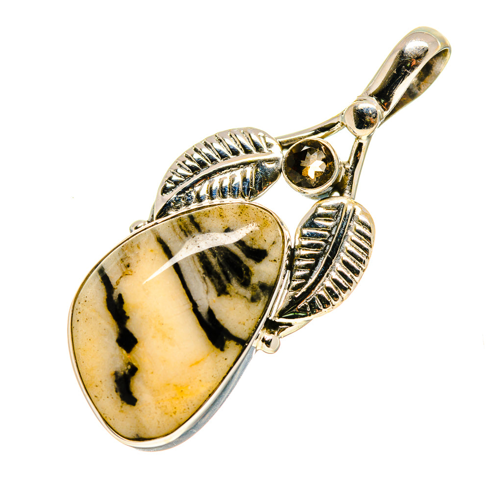 Peanut Wood Jasper Pendants handcrafted by Anasilvercos - PD744226