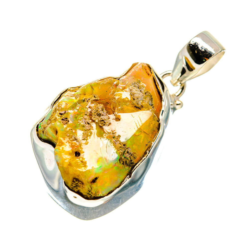 Ethiopian Opal Pendants handcrafted by Anasilvercos - PD744246