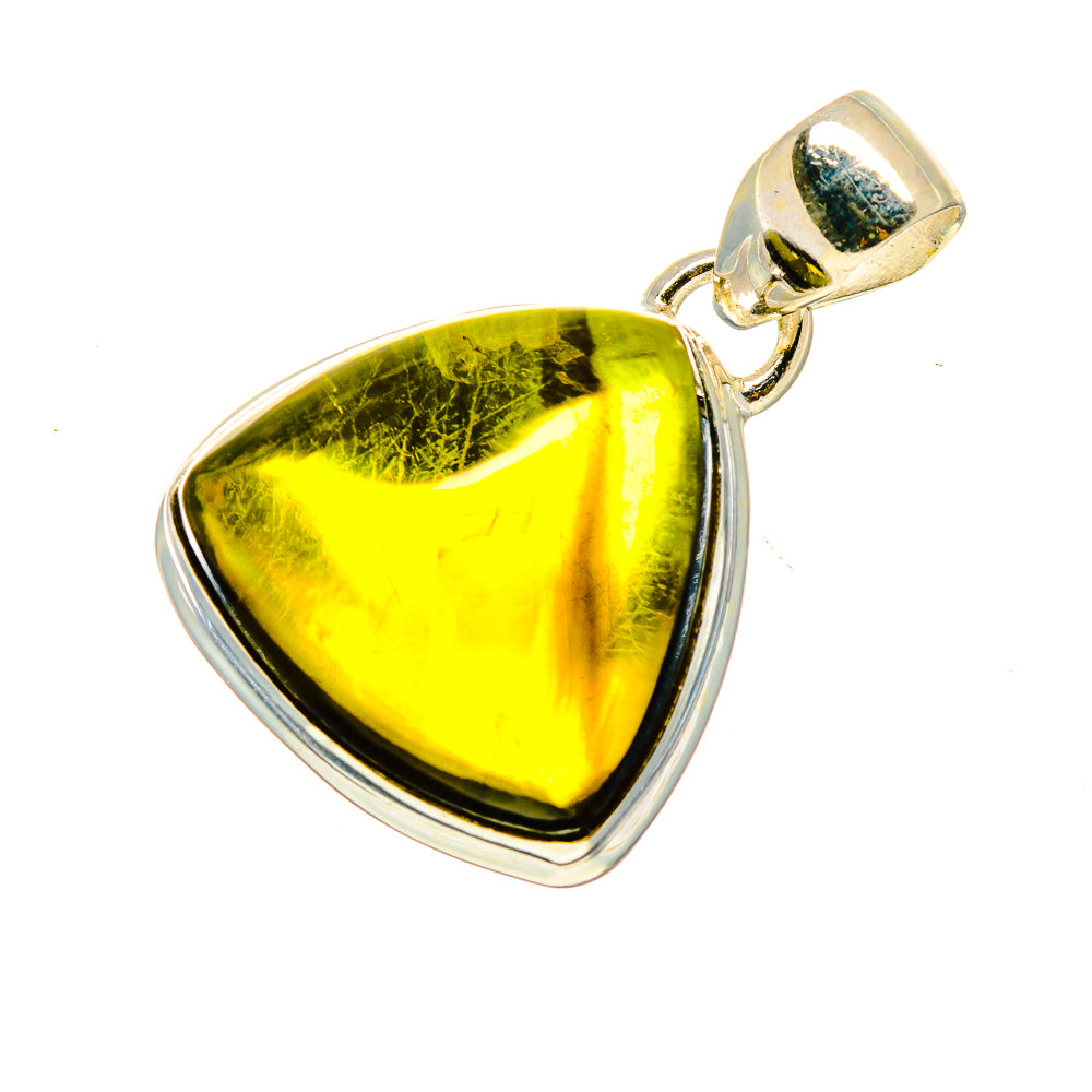 Olive Quartz Pendants handcrafted by Anasilvercos - PD744278