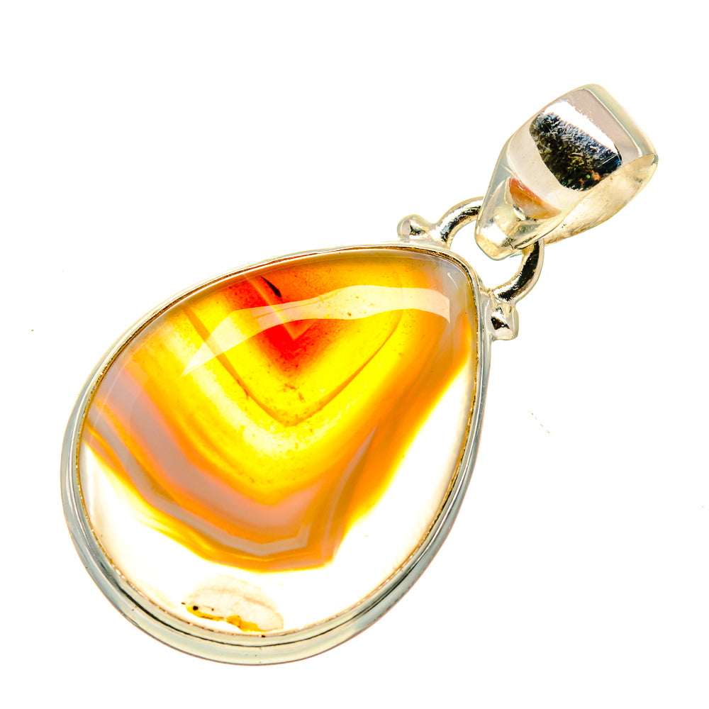 Botswana Agate Pendants handcrafted by Anasilvercos - PD744280