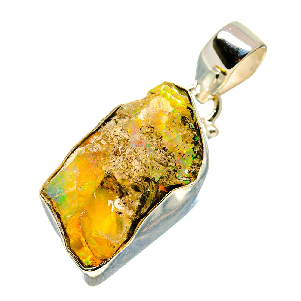 Ethiopian Opal Pendants handcrafted by Anasilvercos - PD744289