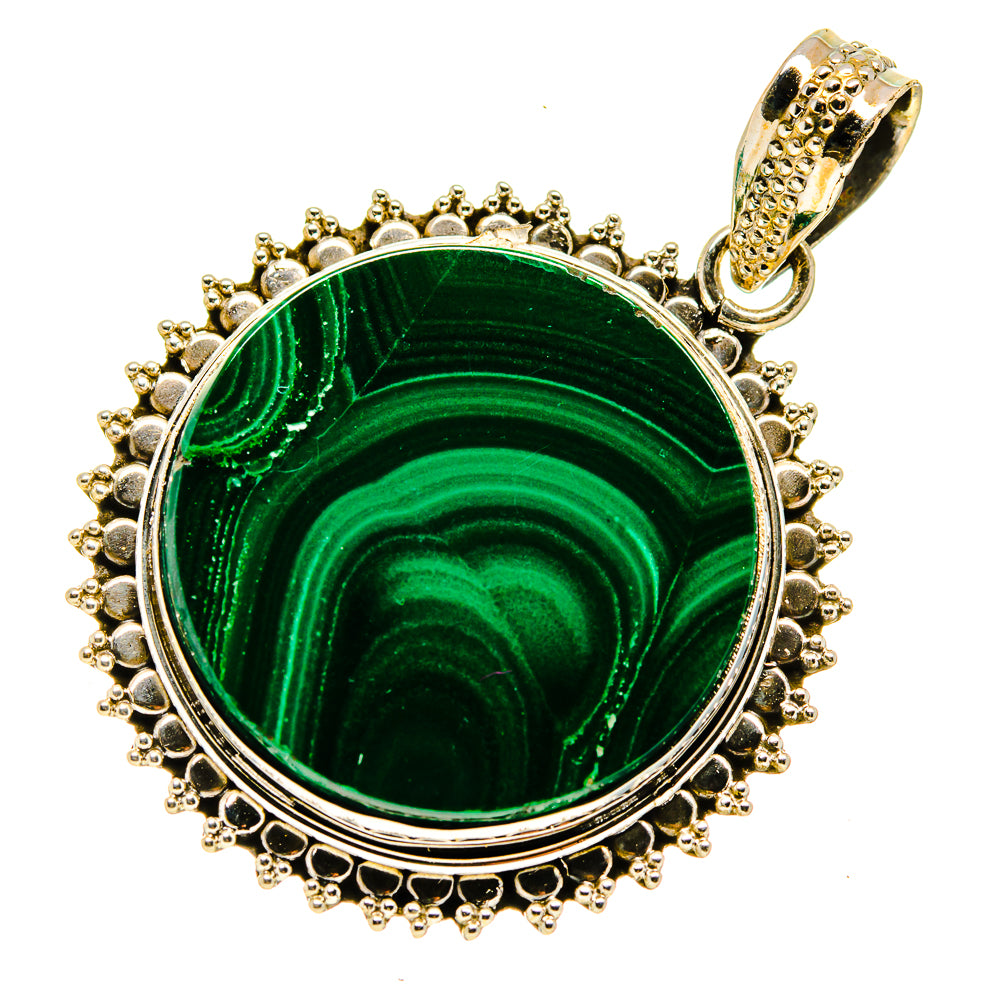 Malachite Pendants handcrafted by Anasilvercos - PD744427