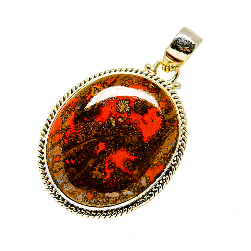 Moroccan Agate Pendants handcrafted by Anasilvercos - PD744483