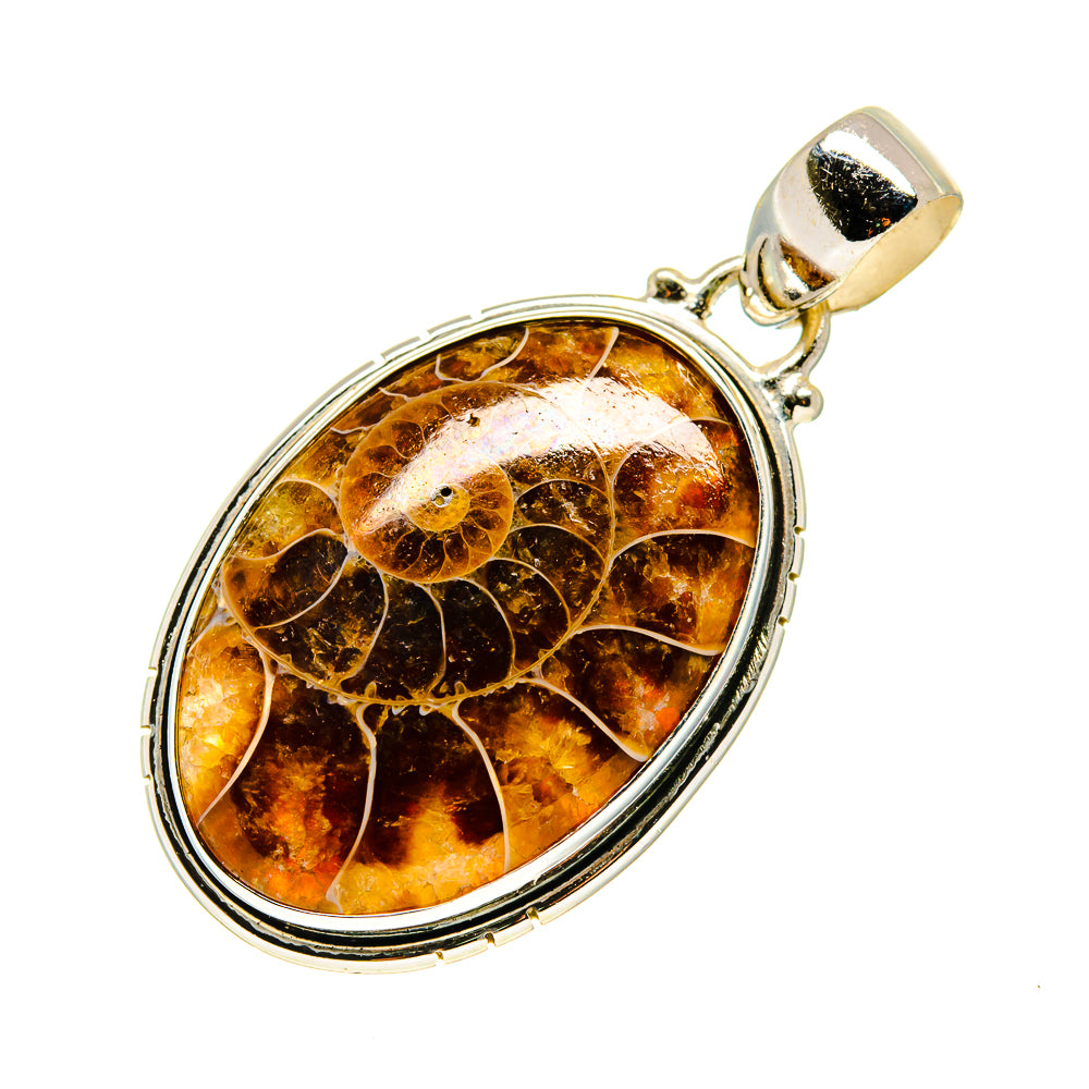 Ammonite Fossil Pendants handcrafted by Anasilvercos - PD744558