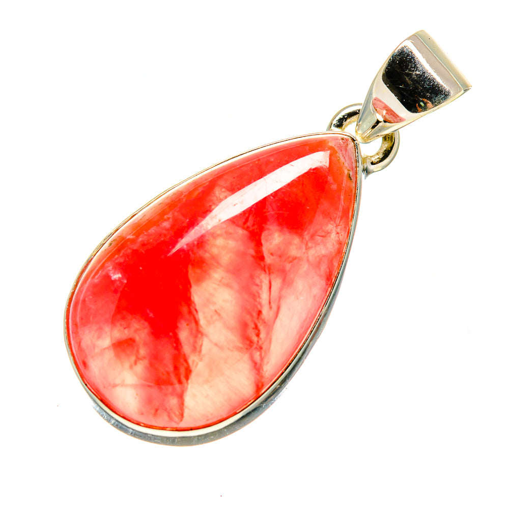 Pink Agate Pendants handcrafted by Anasilvercos - PD744585