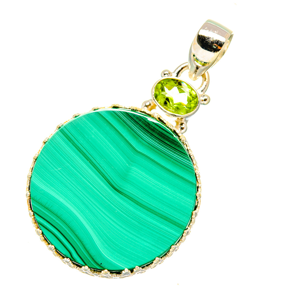 Malachite Pendants handcrafted by Anasilvercos - PD7446