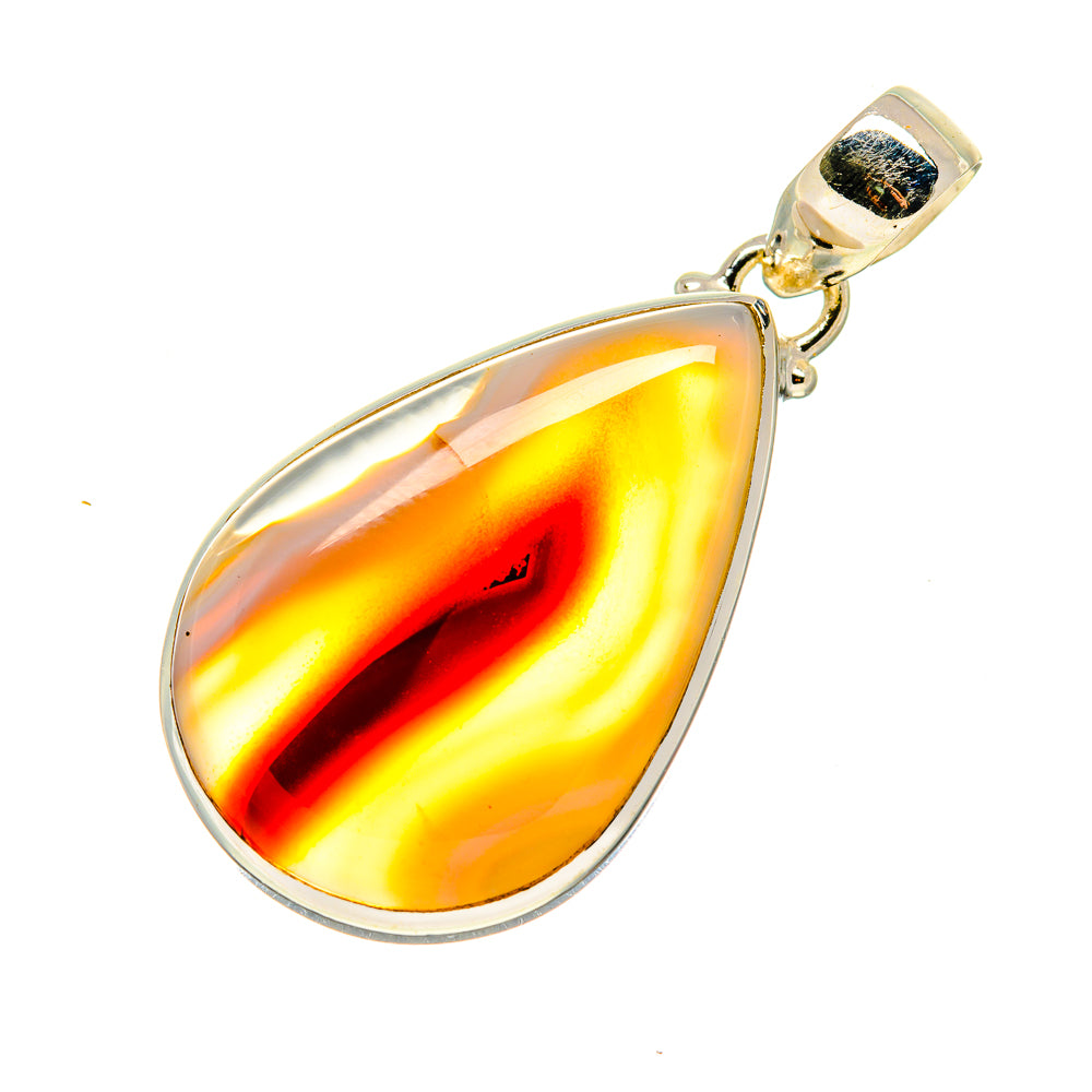 Botswana Agate Pendants handcrafted by Anasilvercos - PD744672