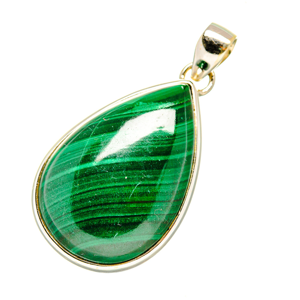 Malachite Pendants handcrafted by Anasilvercos - PD7447
