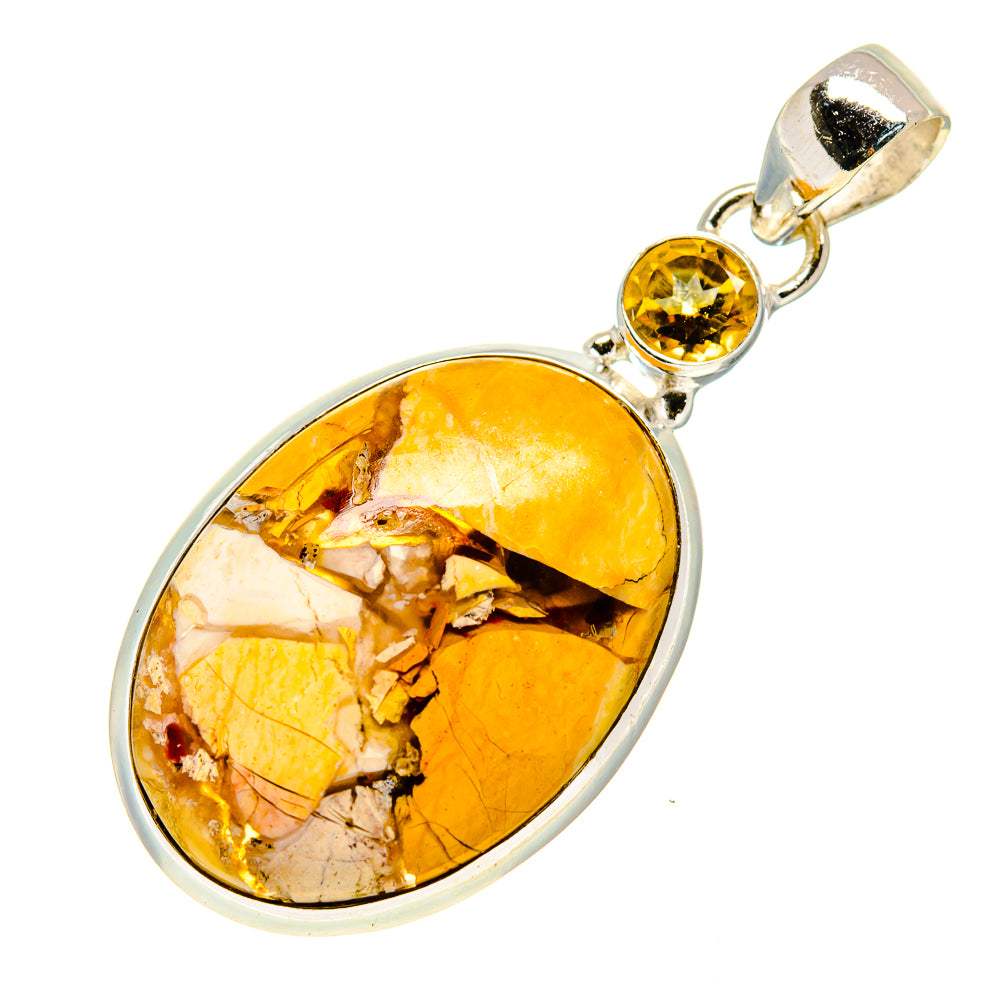 Brecciated Mookaite Pendants handcrafted by Anasilvercos - PD744837