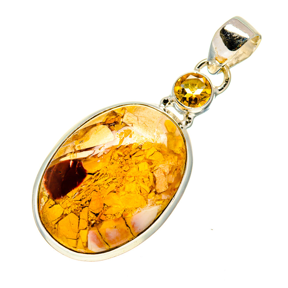 Brecciated Mookaite Pendants handcrafted by Anasilvercos - PD744838
