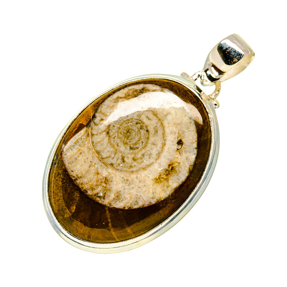Orthoceras Fossil Pendants handcrafted by Anasilvercos - PD744916