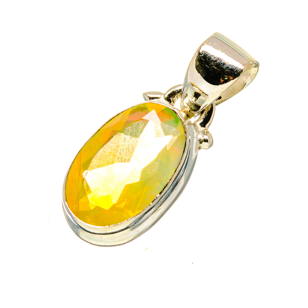 Ethiopian Opal Pendants handcrafted by Anasilvercos - PD744950