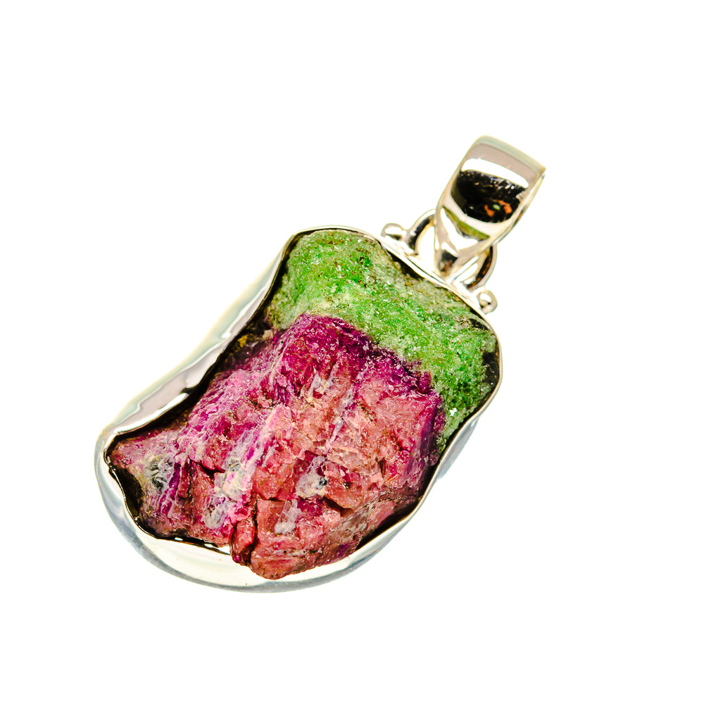 Ruby Zoisite Pendants handcrafted by Anasilvercos - PD744972