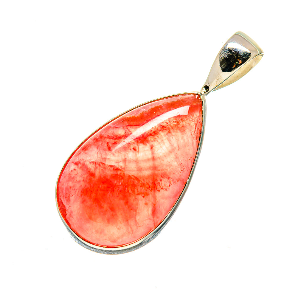 Pink Agate Pendants handcrafted by Anasilvercos - PD744992