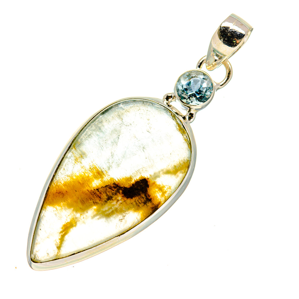 Blue Fluorite Pendants handcrafted by Anasilvercos - PD745031