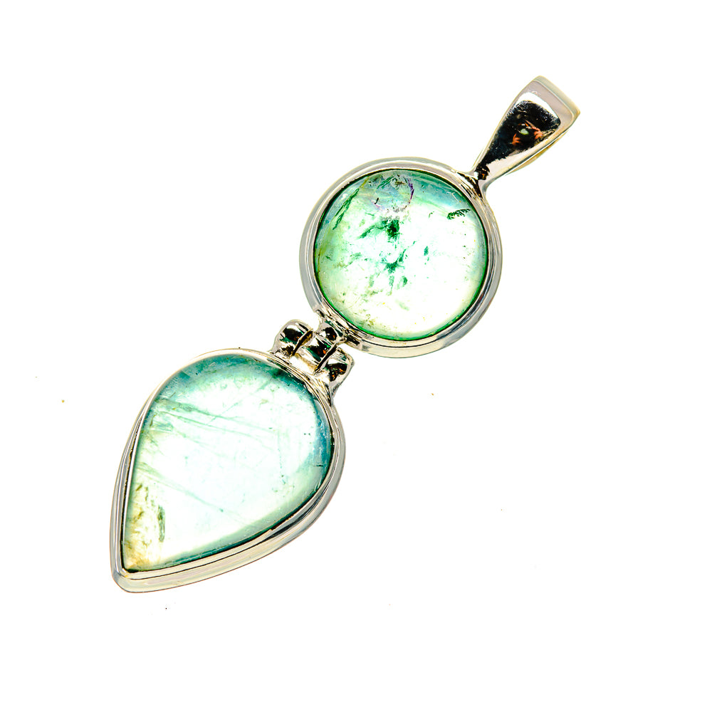 Green Fluorite Pendants handcrafted by Anasilvercos - PD745036