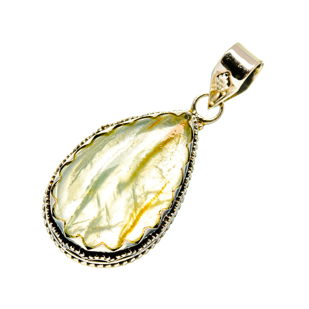 Green Fluorite Pendants handcrafted by Anasilvercos - PD745111