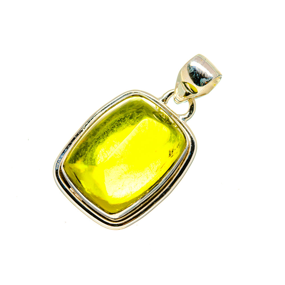 Olive Quartz Pendants handcrafted by Anasilvercos - PD745131