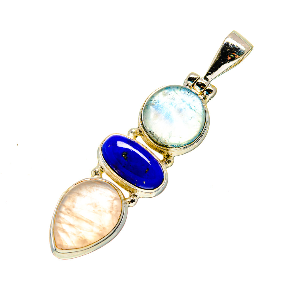 Rose Quartz Pendants handcrafted by Anasilvercos - PD745135