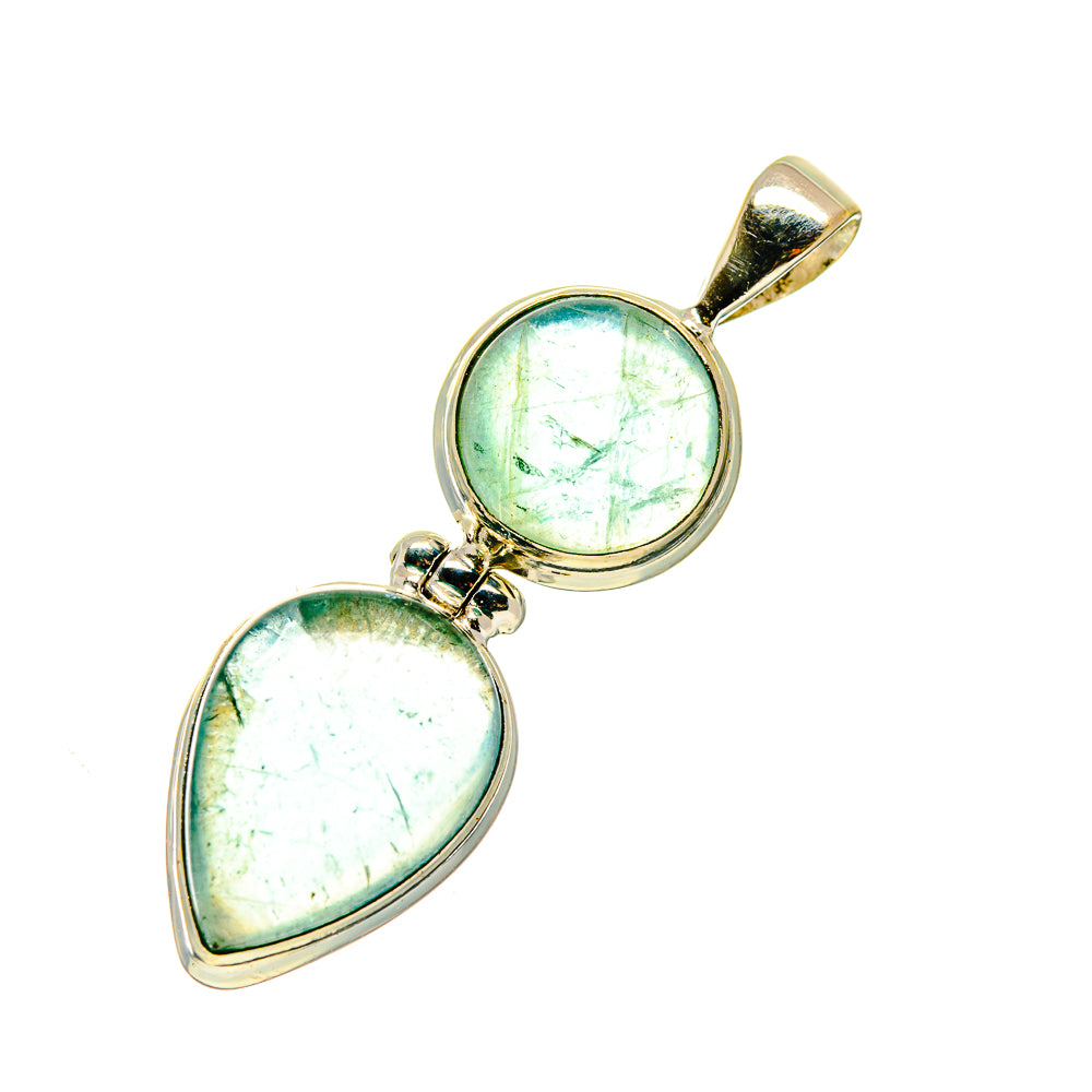 Green Fluorite Pendants handcrafted by Anasilvercos - PD745188