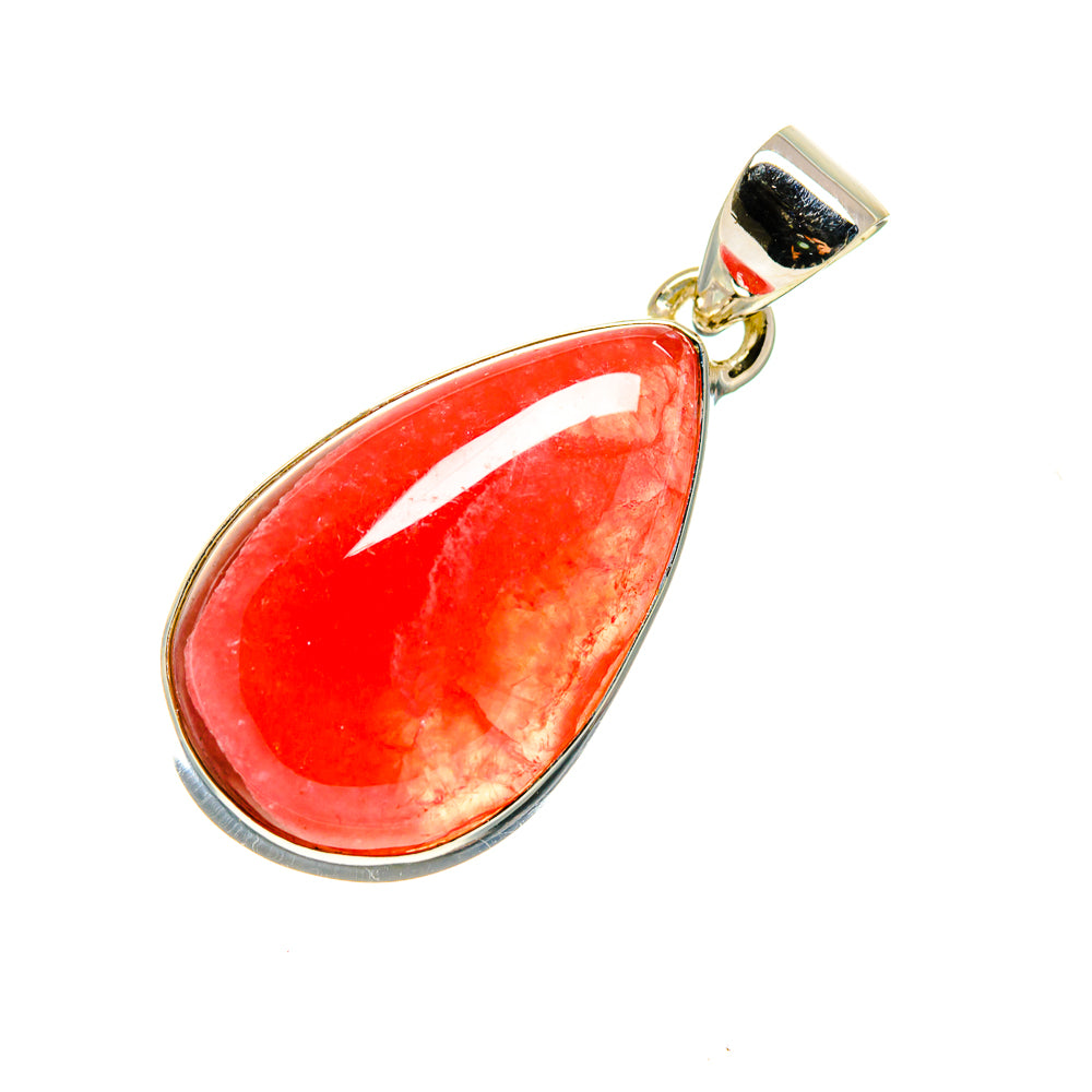 Pink Agate Pendants handcrafted by Anasilvercos - PD745264