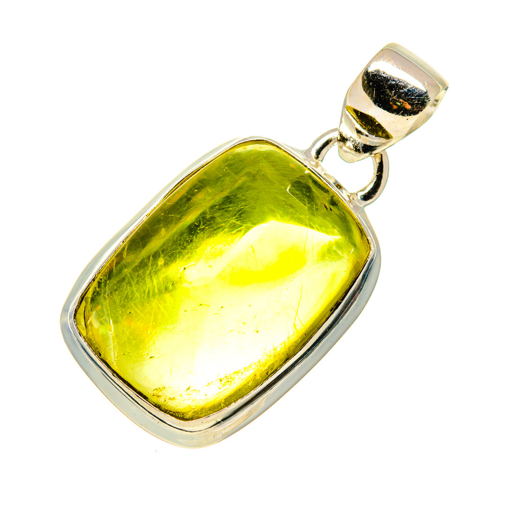 Olive Quartz Pendants handcrafted by Anasilvercos - PD745287