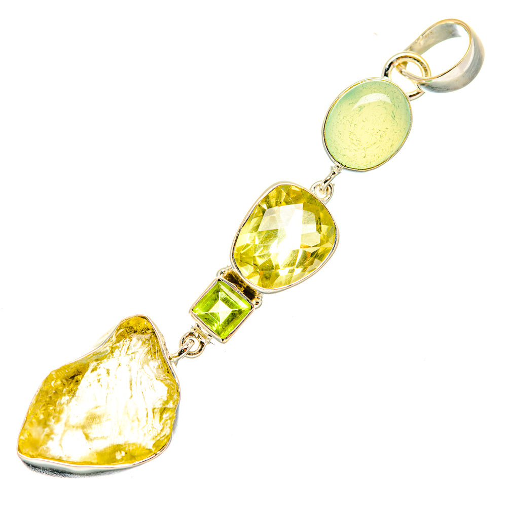 Citrine Pendants handcrafted by Anasilvercos - PD7453