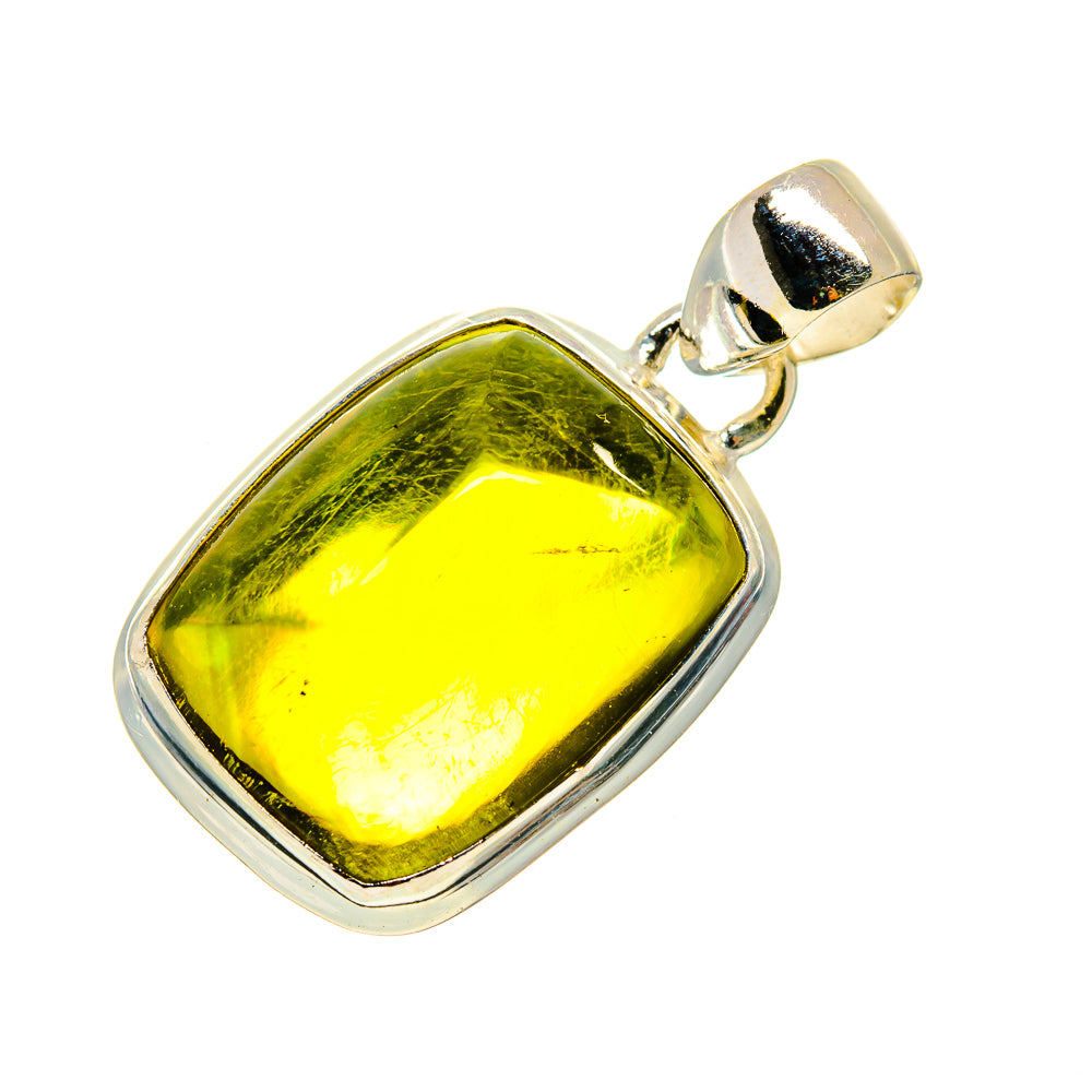 Olive Quartz Pendants handcrafted by Anasilvercos - PD745397