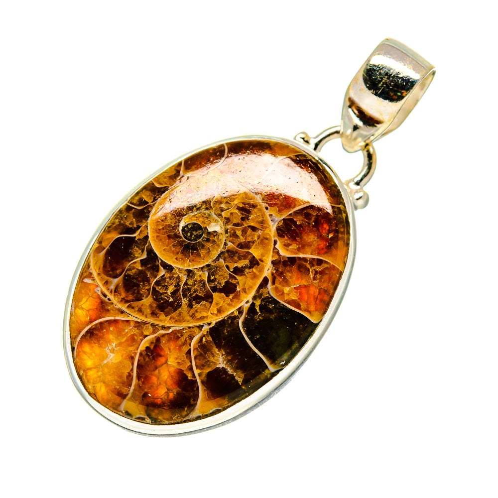 Ammonite Fossil Pendants handcrafted by Anasilvercos - PD745402