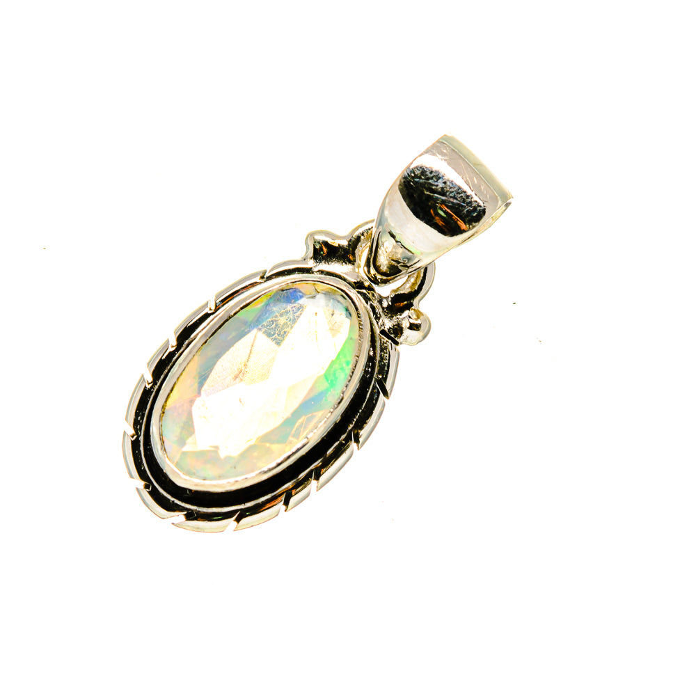 Ethiopian Opal Pendants handcrafted by Anasilvercos - PD745424