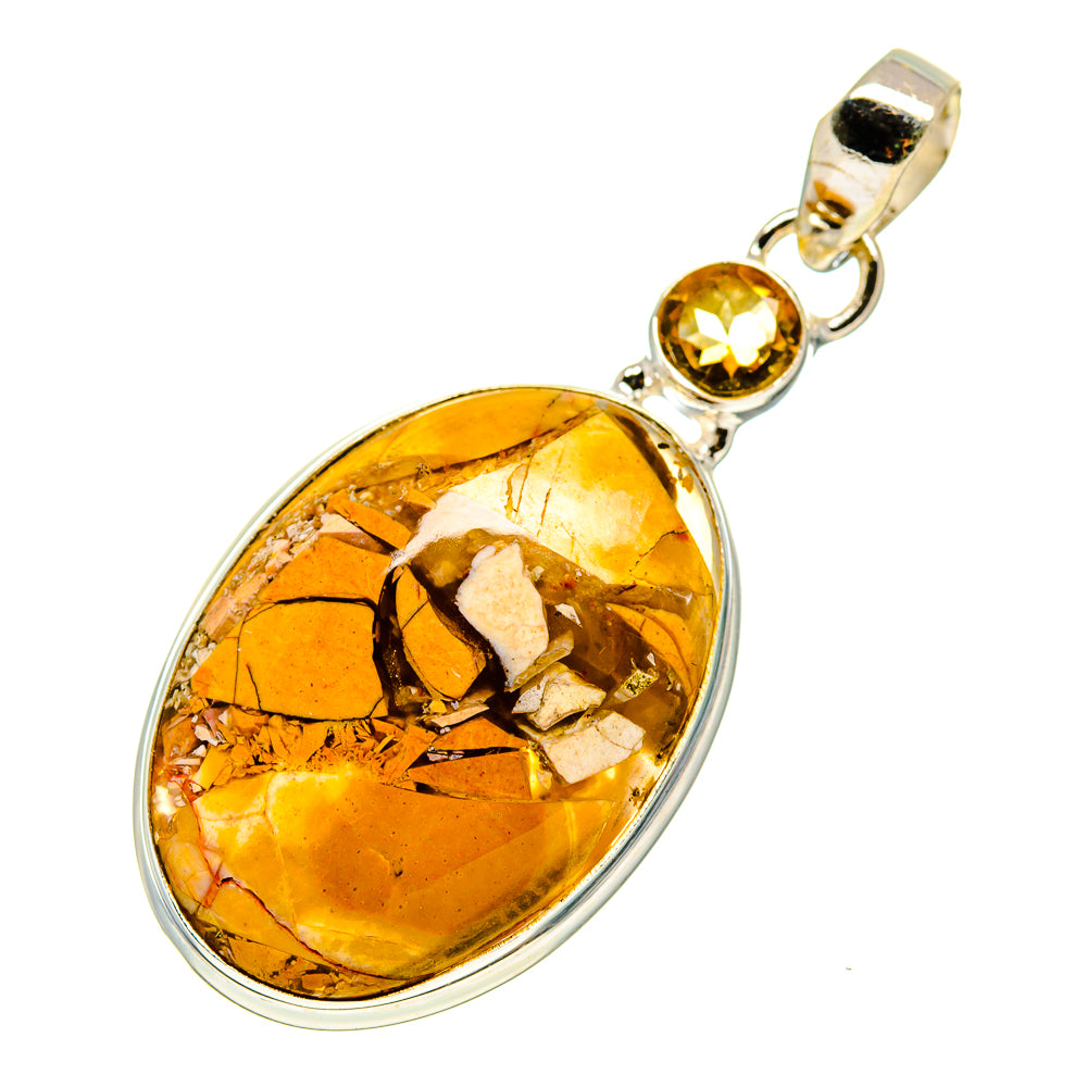 Brecciated Mookaite Pendants handcrafted by Anasilvercos - PD745535