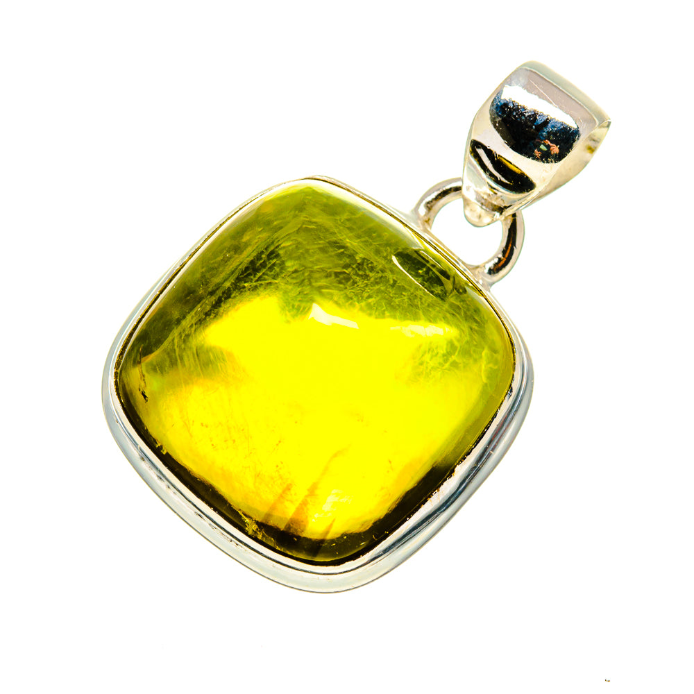 Olive Quartz Pendants handcrafted by Anasilvercos - PD745549