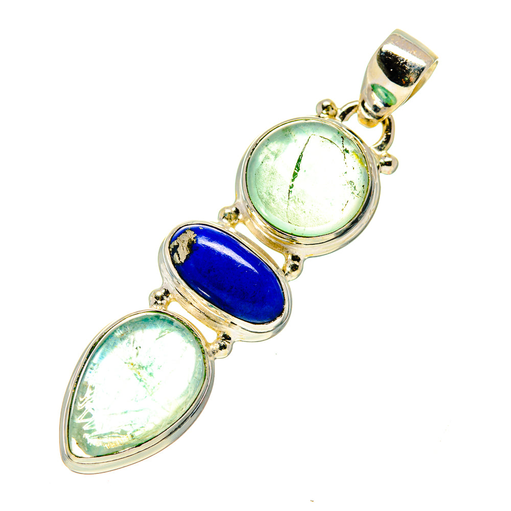 Green Fluorite Pendants handcrafted by Anasilvercos - PD745613